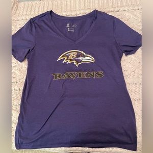 Baltimore Ravens V-Neck Fitted Tee